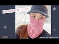 【冬の肌トラブルからしっかり守りましょう！】息苦しくないＵＶカットフェイスカバー Ｃ型冬用  防寒対策　紫外線対策グッズ　ホワイトビューティー　White Beauty