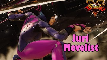 Street Fighter V - Juri Move List