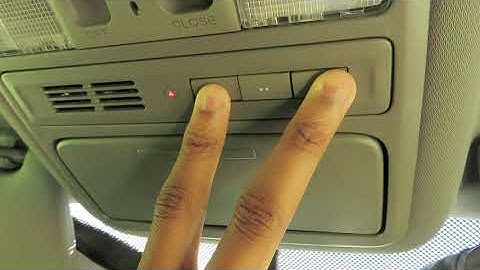 Training HomeLink Garage Buttons in Honda Pilot