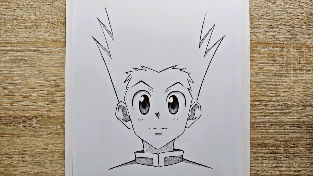How to draw Gon Freecss step by step | How to draw Gon easy | Gon
