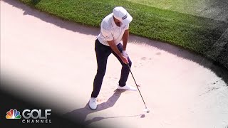 Austin Eckroat chips from bunker for birdie slam dunk at Travelers Championship | Golf Channel Profile