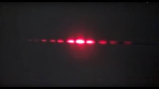 Diffraction of light through hair || Experiments