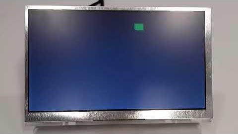 FPGA LCD animation: bouncing square