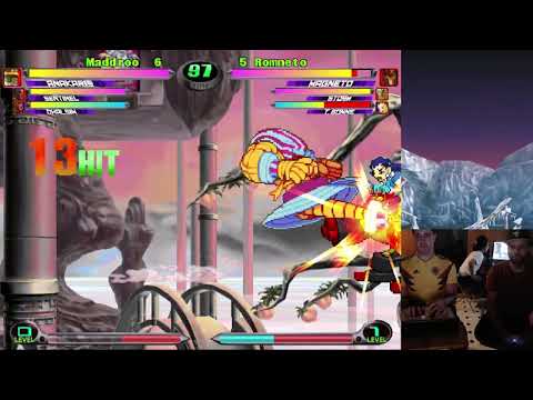 MvC2: Maddroo - Anakaris Evades Magneto cr LK + 100% Assist Kill .:5.22.25:.