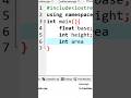 Find"Area of Triangle"1 Minute!"Explained!"---🔥#Coding #LearnProgramming #CPlusPlus#learntocode