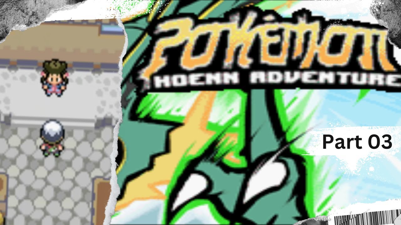 Pokemon Mega Hoenn Adventures (GBA Rom Hack) Walkthrough/Playthrough - Part 3 - Rustboro Gym Battle
