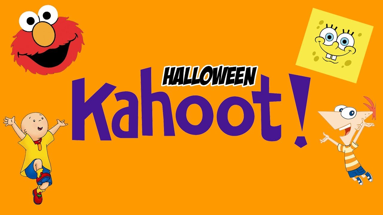 Halloween Kahoot with Caillou Phineas Elmo and Spongebob - YouTube