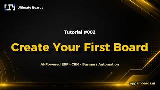 Tutorial #002 | Create Your First Board | UBoards Quick Tutorials