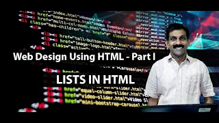 Plus Two CA/CS  | Chapter 5 | Web Design - Part I | Lists in HTML