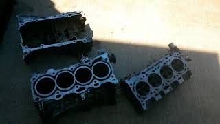 How can I clean an engine block for scrap