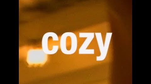 Colin Bracewelll - Cozy (Official Video)