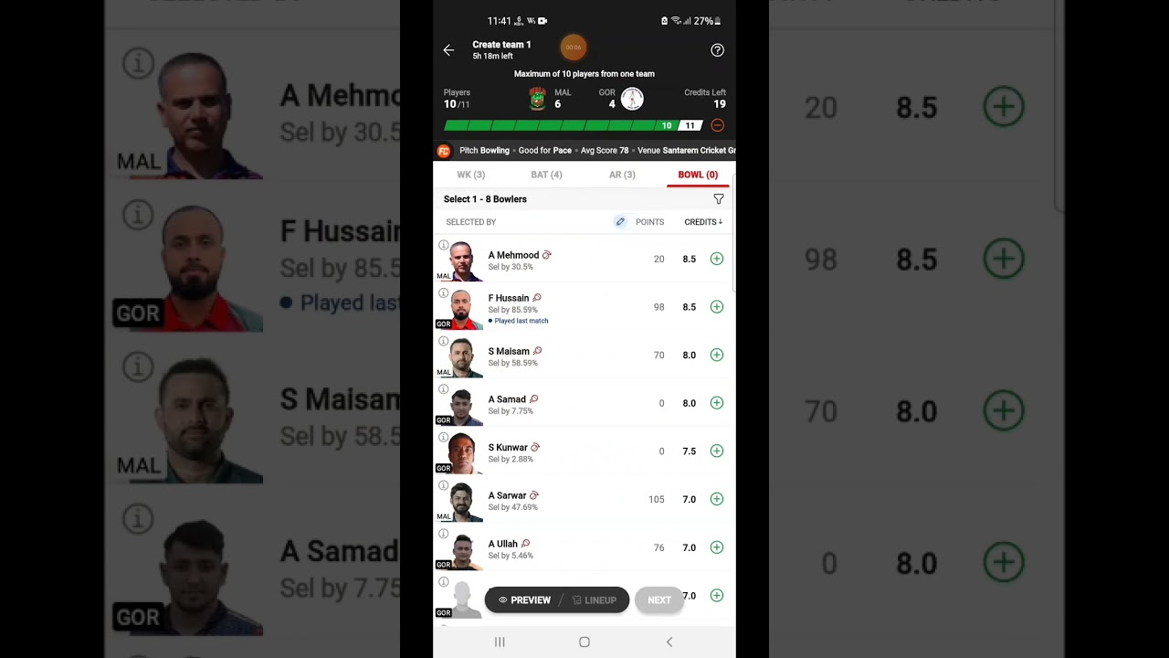 GOR vs GAM Dream11 Prediction | GOR VS GAM Dream11 |  today  | GOR VS GAM TEAM | 