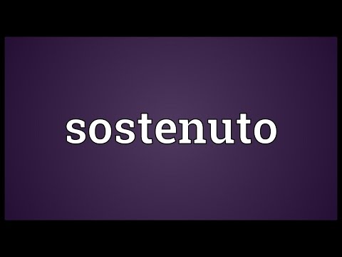 Header of sostenuto