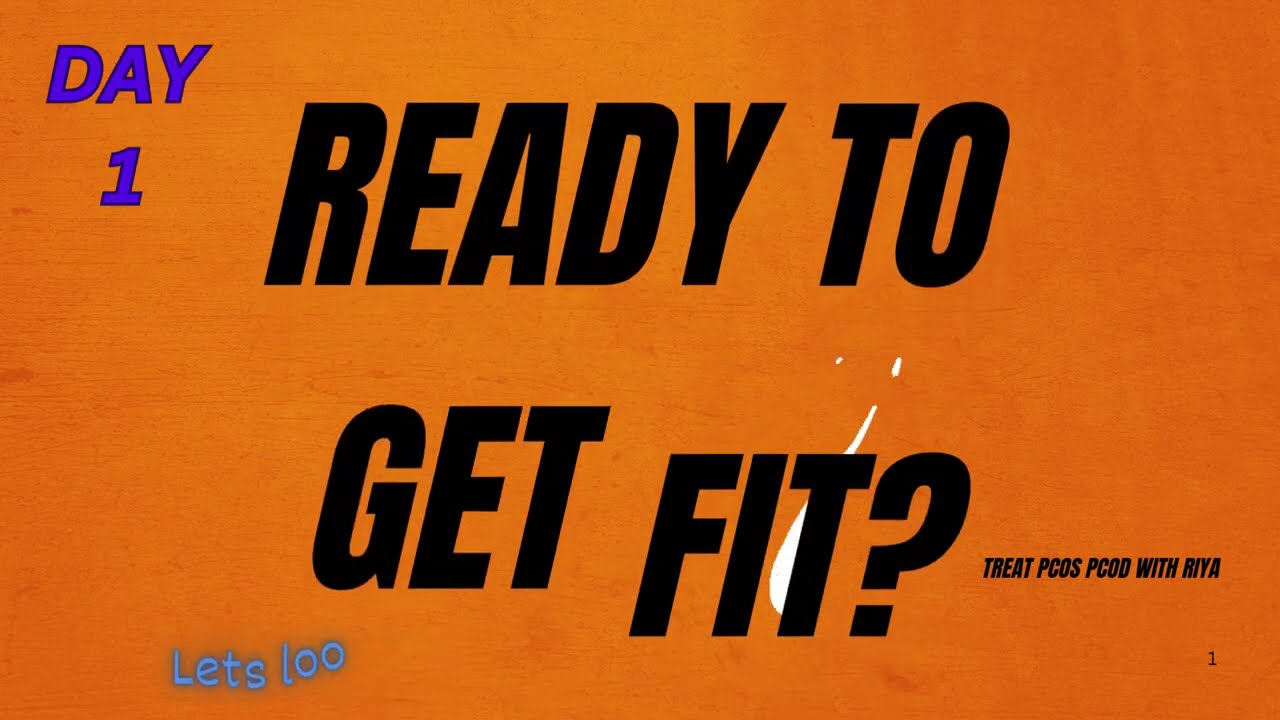 PCOS/PCOD Weight Loss Challenge Day 1: Yoga & Workout for 3-5 Kgs Loss | PCOS-Friendly Diet Plan 🥰🌈