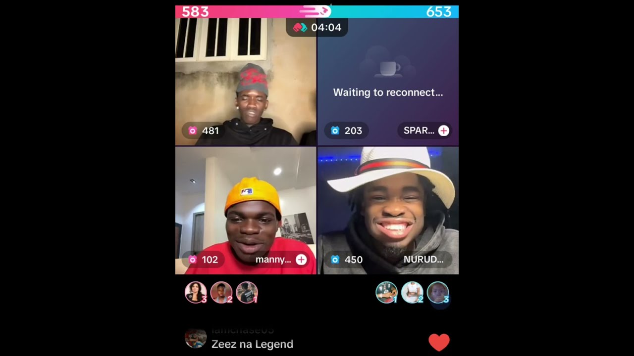 SEE AS SPARKOO AND ZEEZ COOK MANI-MONEY ON JOBLAQ LIVE STREAM