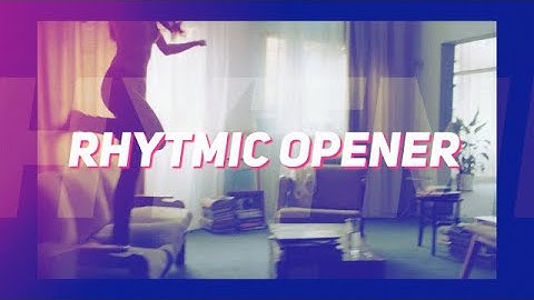 Rhythmic Opener Premiere Pro Templates