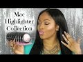 My Mac Highlighter Collection + Swatches | Medium Tan Dark Skin Tones