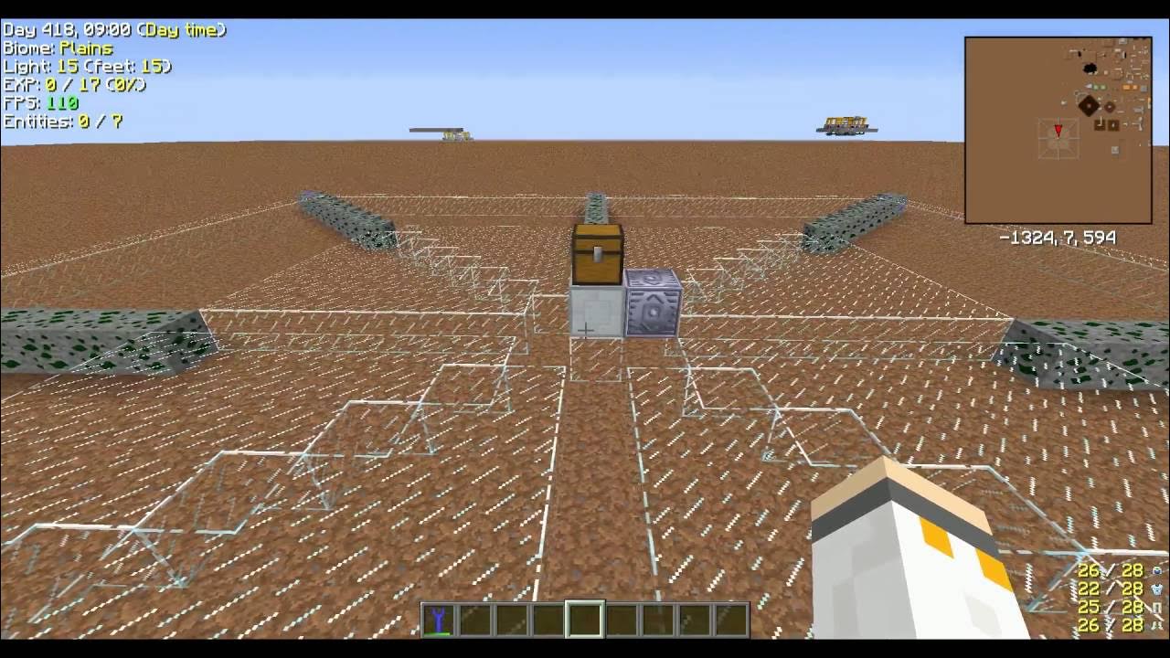 GT5.09 ИИС Гайд. Часть 28. Оцелоты, Мультипечка, Advanced Miner, рельсы ...