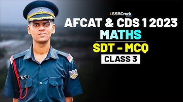 CDS & AFCAT 1 2023 Exam Mathematics Crash Course - Speed, Distance & Time - Class 3