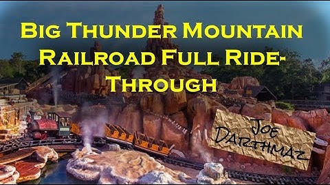 Big Thunder Mountain Railroad Full Ride-Through with Queue Footage - Walt Disney World
