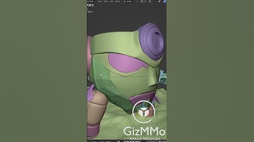 Tengen Toppa Gurren-Lagann Made in Blender