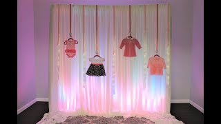 Incredibly easy backdrop to do! baby shower ribbon diy, enjoy! if you
have any questions, comment, like, share, subscribe supplies: ribbons
brooches...