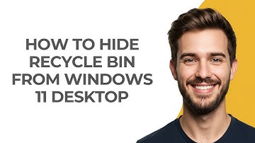 How To Hide Recycle Bin From Windows 11 Desktop - GUIDE!