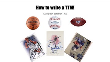 How to write a TTM