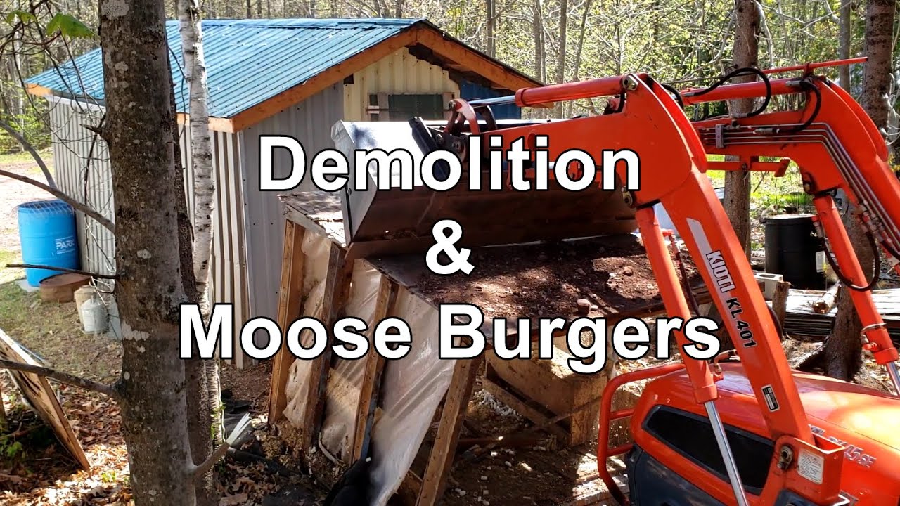 Demolition and Moose Burgers - YouTube