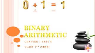 Binary Arithmetic (CBSE Class 7th)