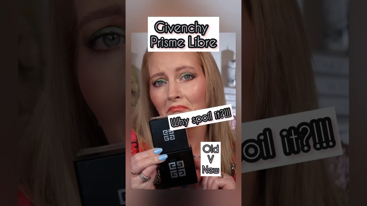 😢Givenchy Prisme Libre Loose setting powder, Old formula v New. I’m so sad about this 😢