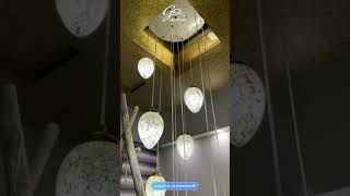 Duplex Chandelier | Luxury Double Height Chandelier Design ✨