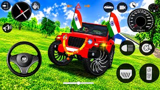 Modified Mahindra Thar😈Games:Indian Green Thar (Gadi Wala Games) Car Game Android Gameplay - #2026 screenshot 3