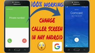 How To change Caller Screen In Samsung J2 || Google Caller Screen In Any Android screenshot 1