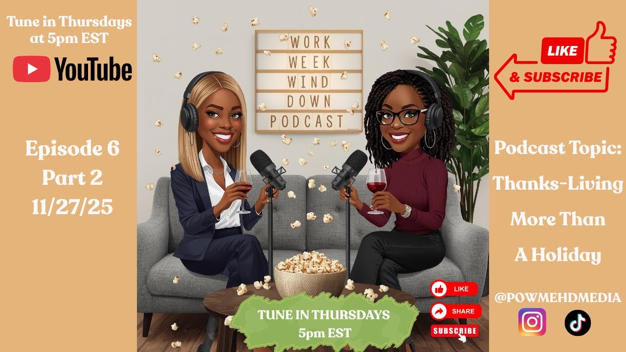 Work Week Wind Down Podcast Episode 6 Pt.2 - Thanks-Living - More Than A Holiday