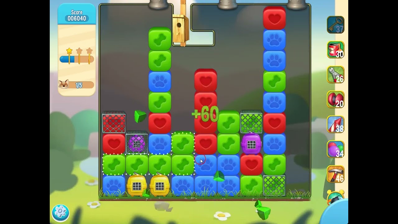 Pet Rescue Saga level 5337 no boosters | PuzzledCubes.site