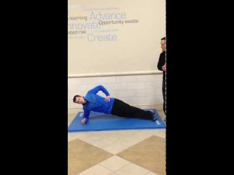 Buffalo Personal Trainer - Standard Side Plank Scissors Position