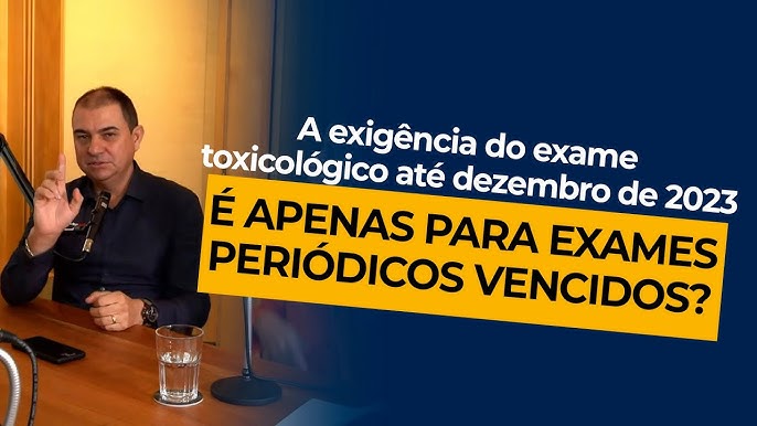 O que é a cadeia de custódia do Exame Toxicológico?