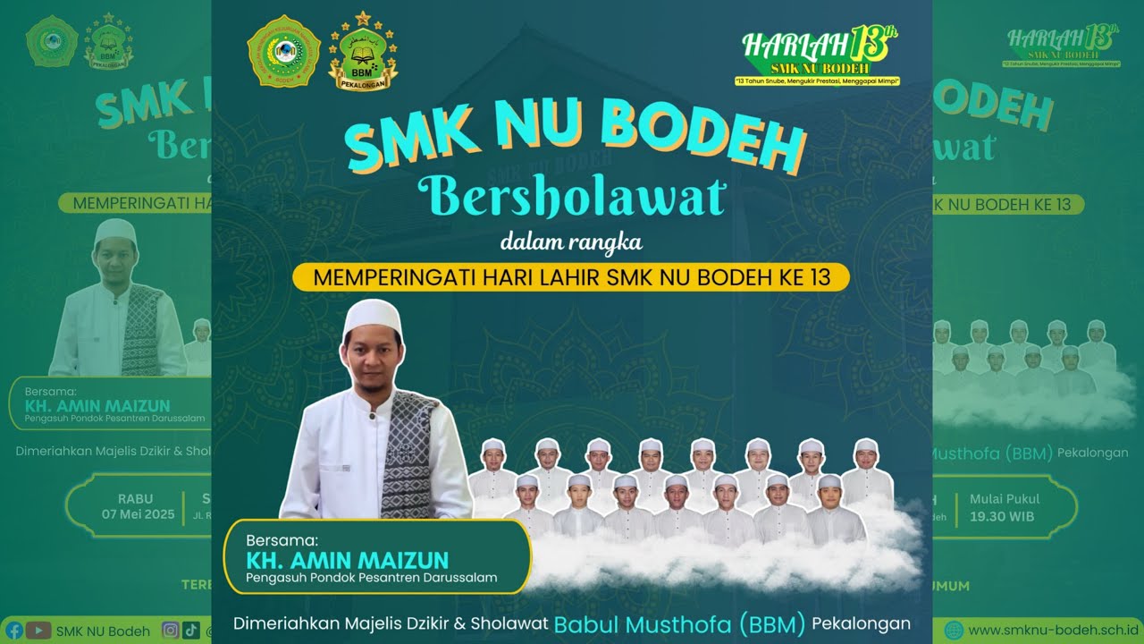 🔴SMK NU BODEH BERSHOLAWAT  || BABUL MUSTHOFA PEKALONGAN