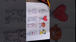 #BT21 ||my drawing||...... please like....#shorts