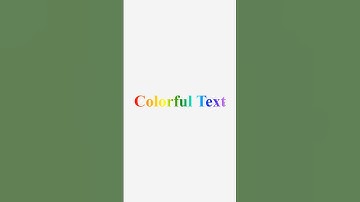 CSS Trick:Rainbow Gradient Text Effect With CSS For Bignners |#coding #shorts #csstricks #vlog #text