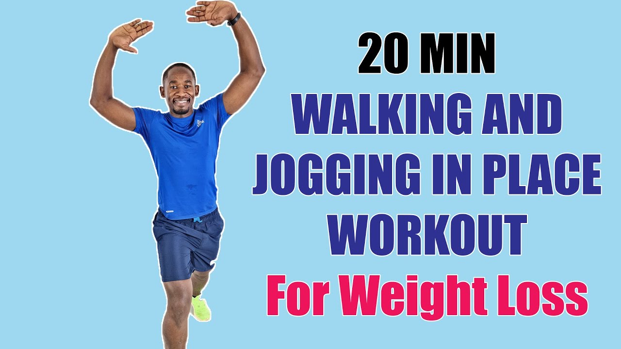 Jogging at Home for Weight Loss/ 20 Minute Indoor Running Workout