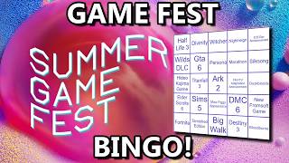SUMMER GAME FEST BINGO!
