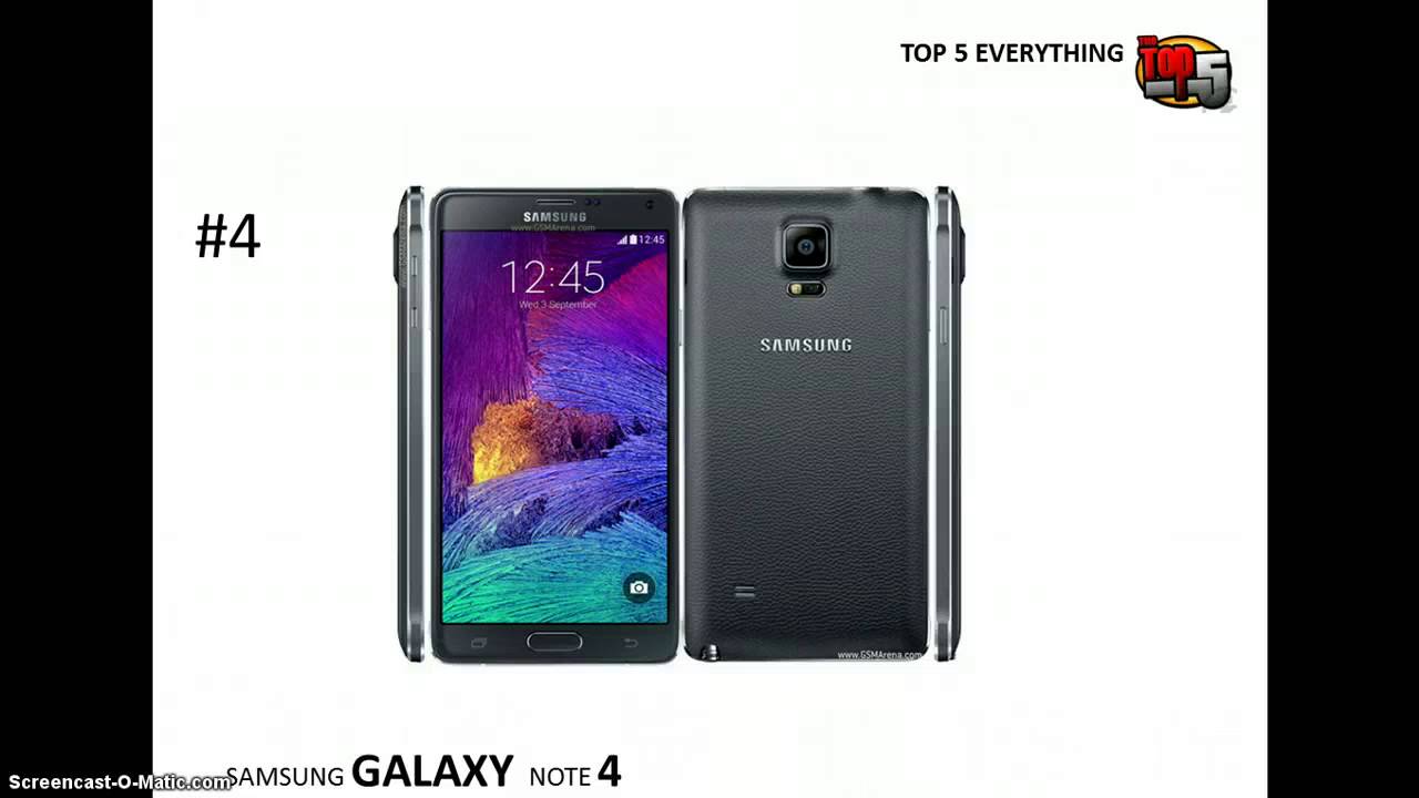 TOP 5 SMARTPHONES - YouTube