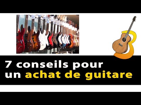 Vidéo: Comment Acheter Une Guitare En