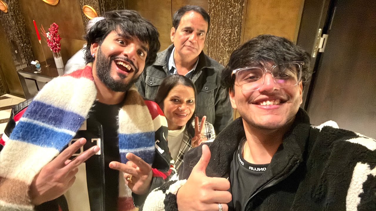 Our new year celebration with family - YouTube