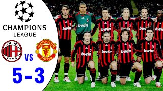 AC Milan 5-3 (agg) Manchester United - Semi-final | #UCL 2006/2007 | Highlights & Goals
