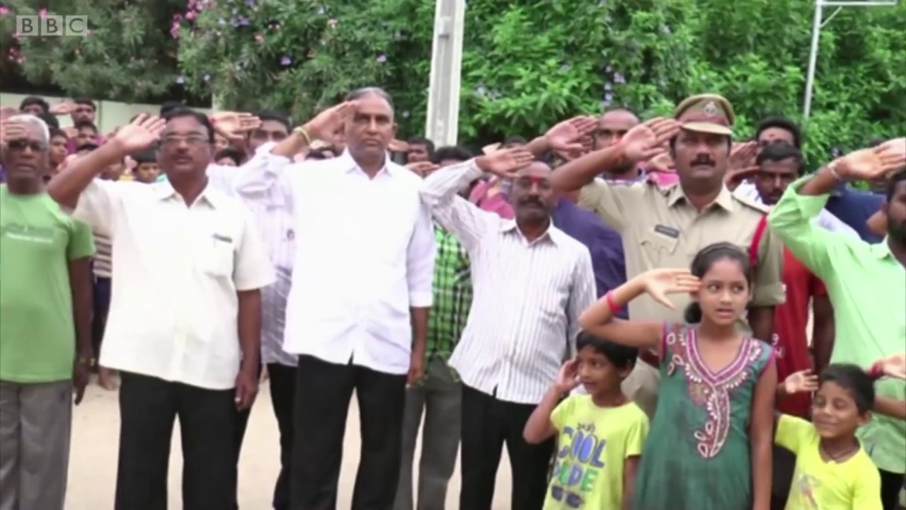 Jammikunta - a town in which all the people sing National Anthem everyday