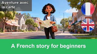 French Story Sofia Explores Her New Neighborhood With A Map A1-A2