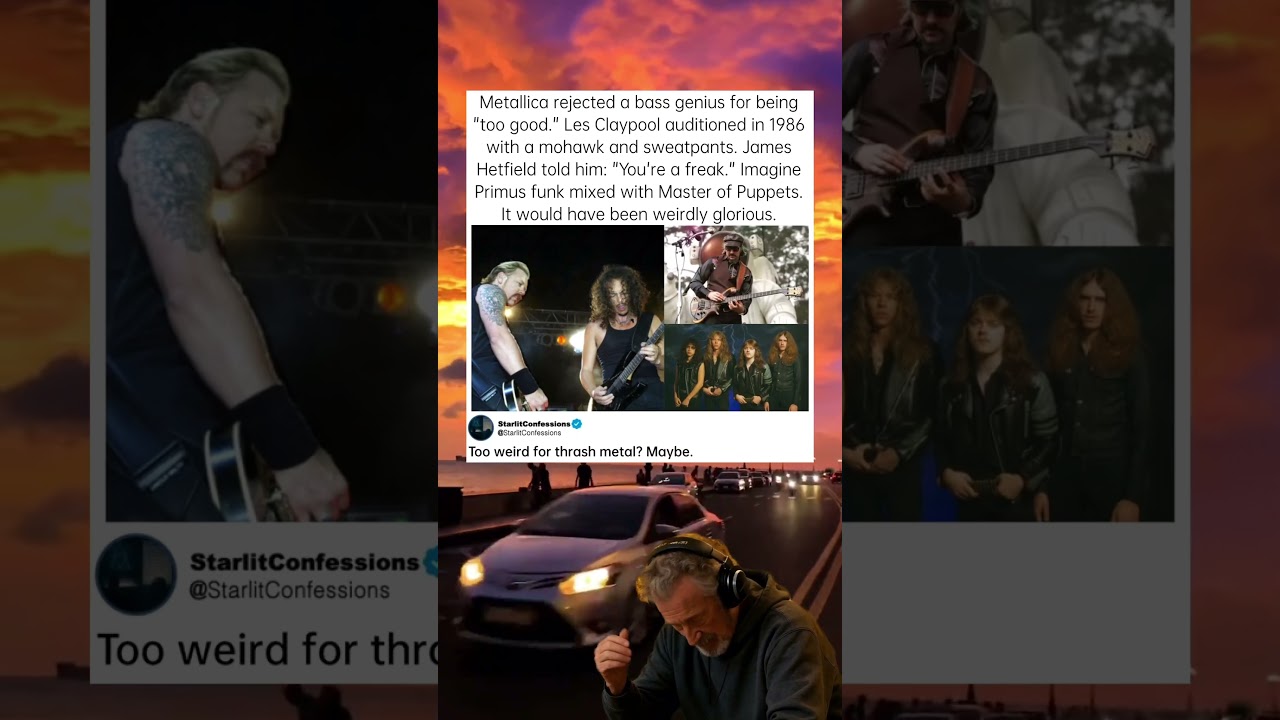 Metallica rejected a bass genius for being "too good."